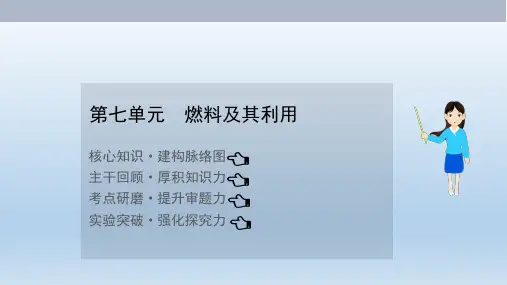 化学人教版九年级上册《燃料及其利用复习》PPT课件