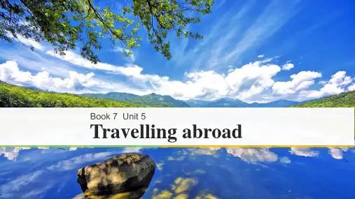 高三英语一轮复习优质课件：Unit 5 Travelling abroad)