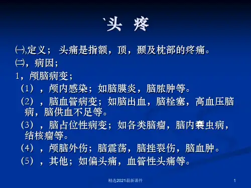 头痛PPT课件