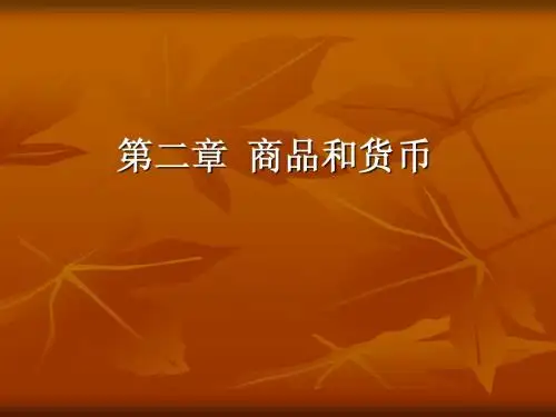 演示文稿(《政经》第二章)