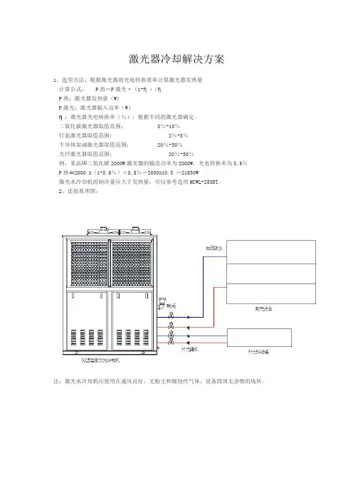 激光器冷却解决方案