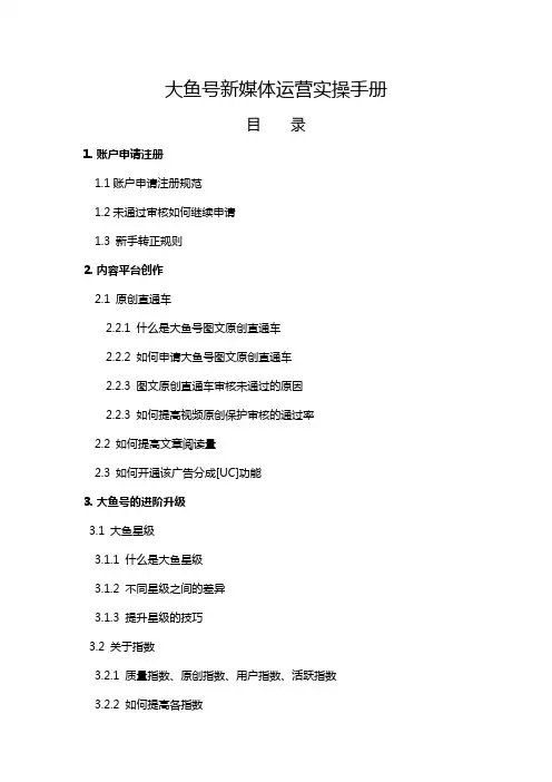 大牛孵化器__大鱼号-新媒体运营实操手册