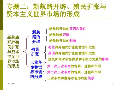 新航路的开辟与世界市场的形成