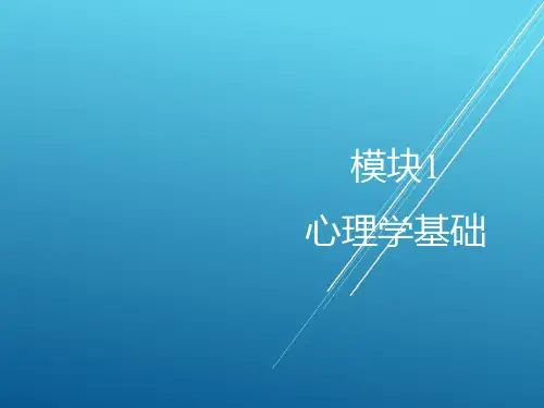 轨道交通运输心理学模块1