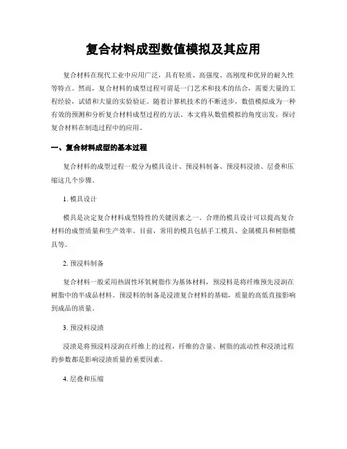 复合材料成型数值模拟及其应用