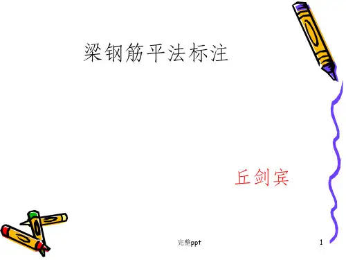 梁钢筋平法标注图解-钢筋梁平法标注图解