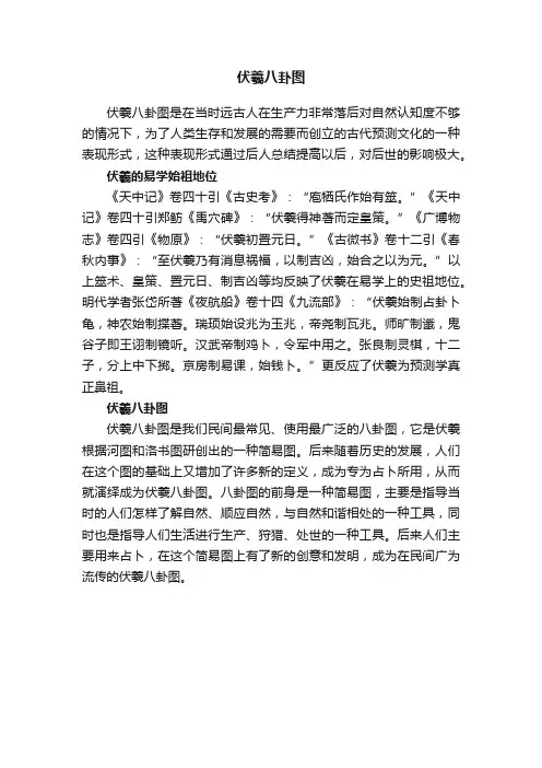 伏羲八卦图