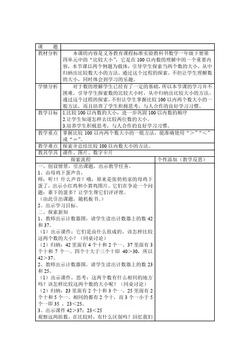 一年级数学下《100以内数的认识  数的顺序、比较数的大小》_64