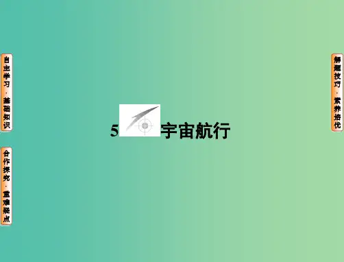 高中物理 第6章 万有引力与航天 5 宇宙航行课件 新人教版必修2