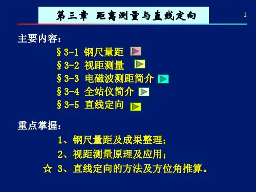 测距仪的类型