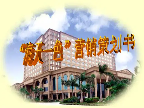 海天一色酒店营销策划PPT课件