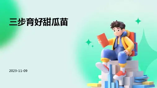 三步育好甜瓜苗