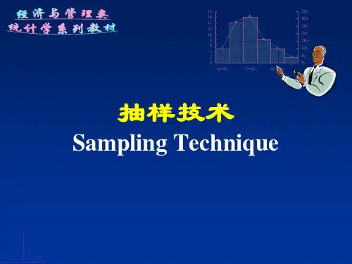 应用抽样技术
