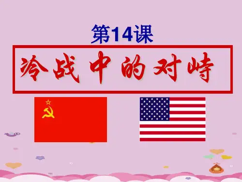 冷战中的对峙ppt15 人教版优秀课件