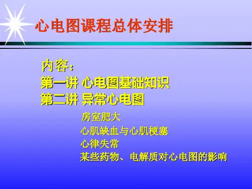 医学临床研究生心电图诊断学