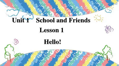 Unit 1 Lesson 1  Hello !(课件)-七年级英语上册(冀教版)