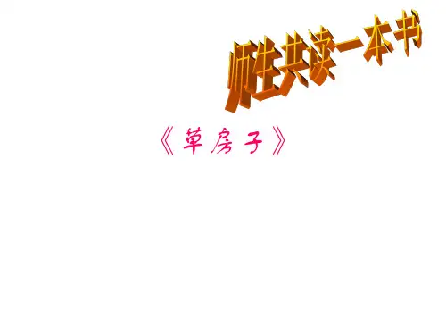 草房子阅读指导ppt课件