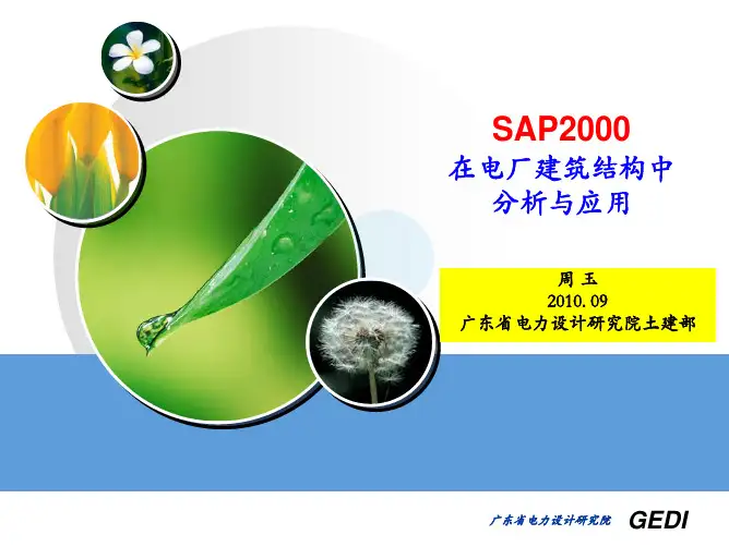 SAP2000电厂结构分析与应用_周玉