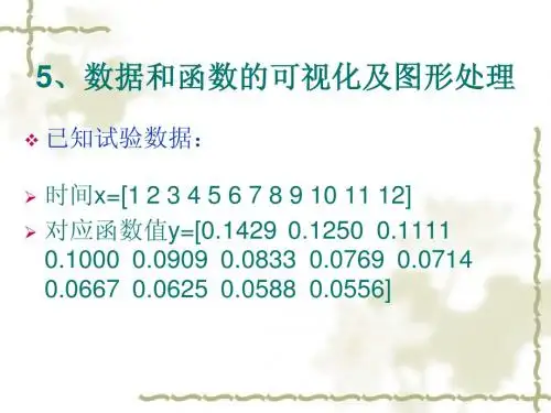 MATLAB应用8