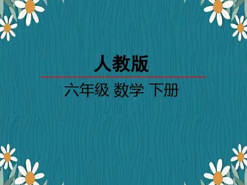 (人教版六年级下册)数学统计与概率课件