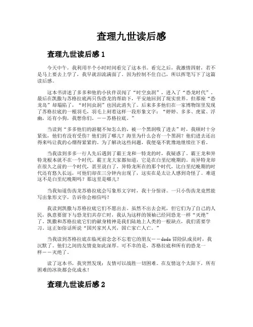 查理九世读后感