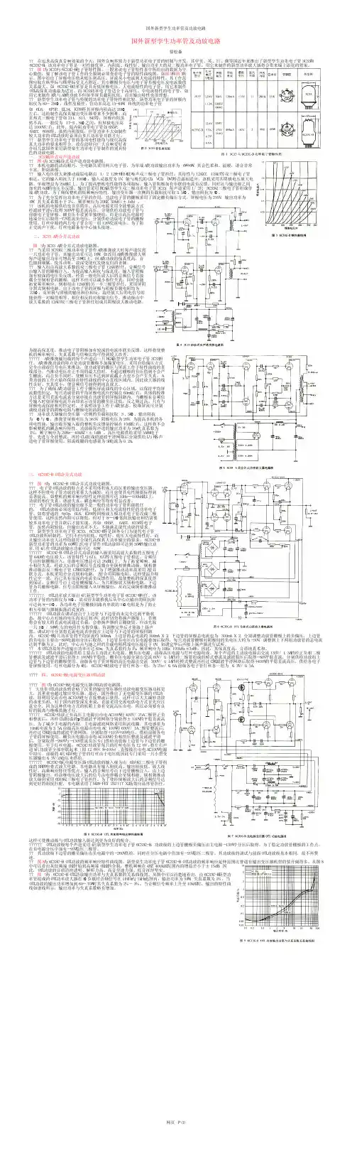 国外新型孪生功率管及功放电路