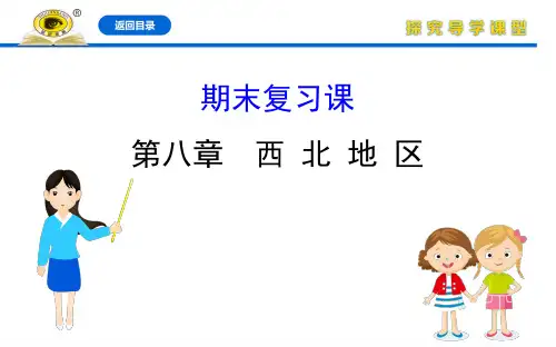 20版地理八年级下册人教学案期末复习课 第八章