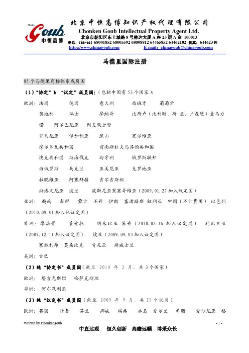 马德里成员国