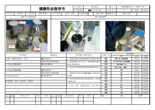 作业指导书
