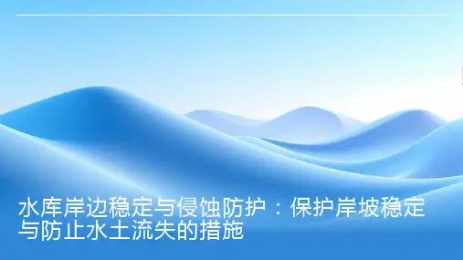 水库的岸边稳定与侵蚀防护：保护岸坡稳定与防止水土流失的措施