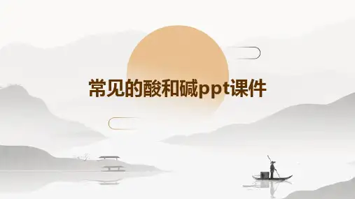 常见的酸和碱ppt课件