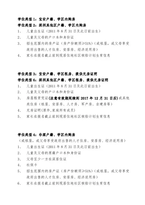 家长提供的证明材料注意事项【模板】
