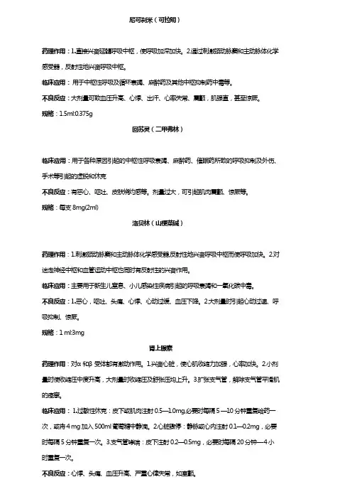 18种抢救药(迷你型)