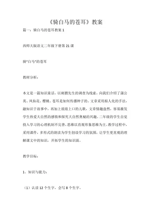《骑白马的苍耳》教案_250
