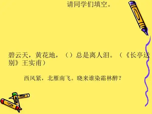 苏幕遮(范仲淹)ppt实用课件8