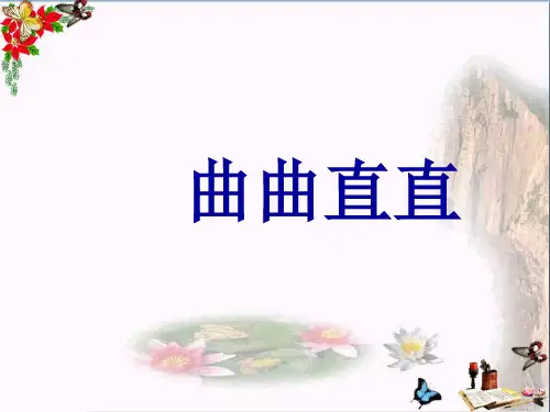 三年级美术下册第3课《曲曲直直》 优秀课件3人教版