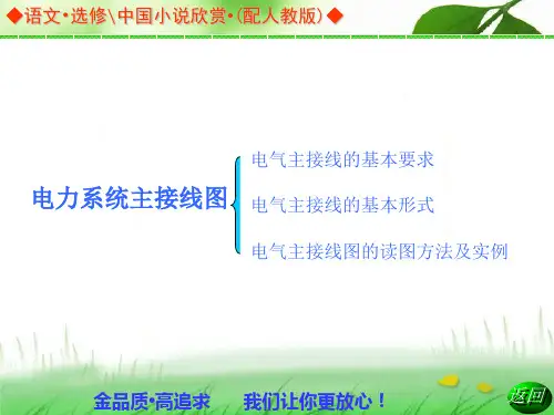 电力系统主接线图讲解