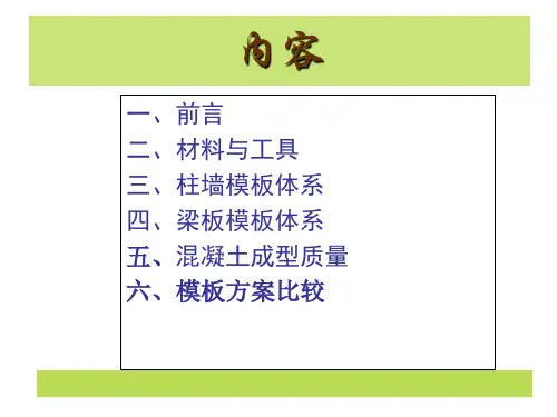 铝模板全过程施工工艺及图解含效果展示ppt课件.ppt