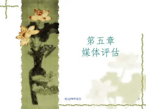 媒体评估ppt课件