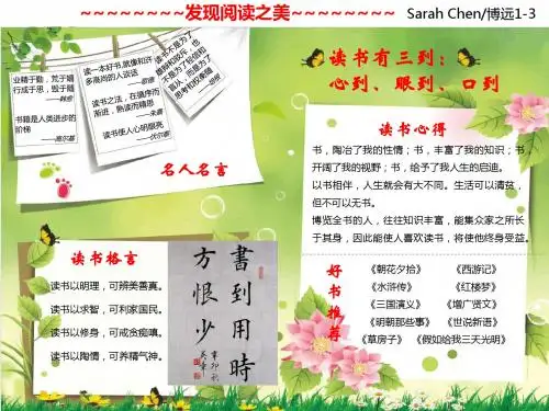 读书小报-发现阅读之美