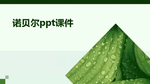 诺贝尔ppt课件