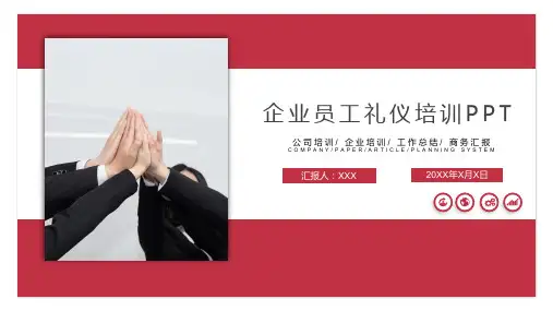 企业员工礼仪培训精品教育课件