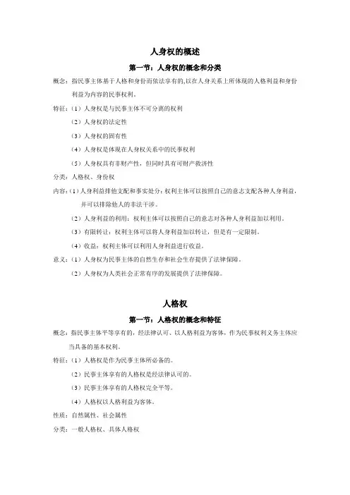 人身权