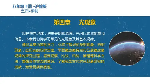4.1光的反射(课件)八年级物理上册(沪科版五四学制2024)
