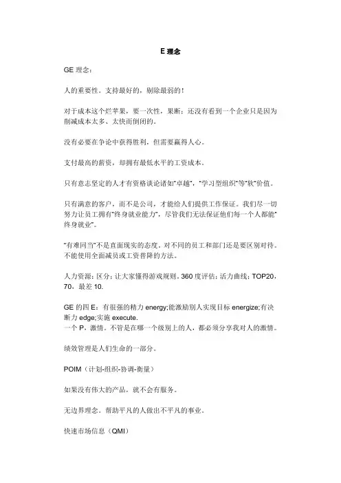 GE 理念
