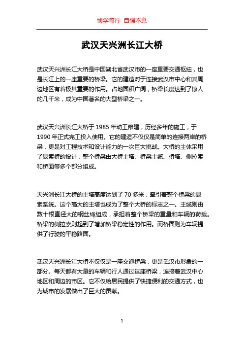 武汉天兴洲长江大桥