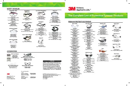 Light Vision 清晰视界系列眼镜说明书