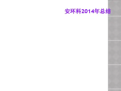 安环科2014年总结