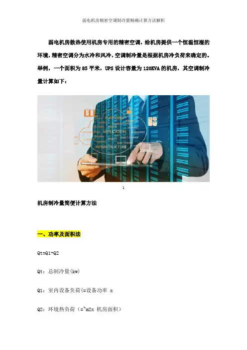 弱电机房精密空调制冷量精确计算方法解析