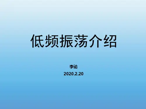 低频振荡介绍